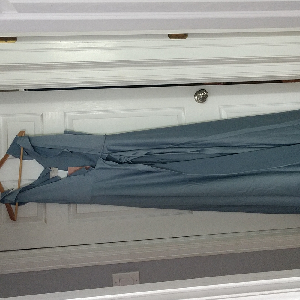 BHLDN bridesmaids dress, light blue size 8